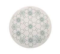 Patron Broderie Transfert Pochoir Sakura Cherry Sashiko, modèle de broderie réutilisable for dessous verre et tapis à thé, conception traçage ajouré for le transfert tissu(Size A)