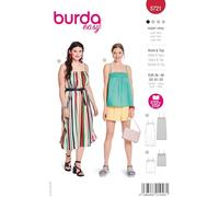 Patron Burda 5721 - Robe & Top