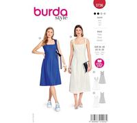 Patron Burda 5736 - Robe