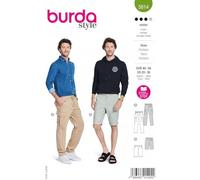 Patron Burda 5814 - Pantalons avec poches du 46 au 56 FR