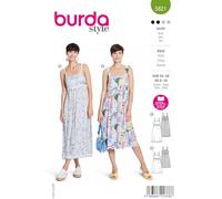 Patron Burda 5821 - Robe d'occassion du 34 au 44 FR