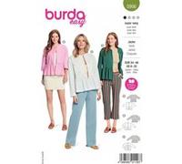Patron Burda 5906 - Vestes épurées sans col du 34 au 48 (FR) - Model FR 34-48