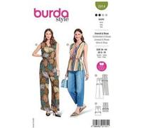 Patron Burda 5914 - Le haut sans manches ou combinaison, façon cache-cœur du 34 au 44 (FR)(...) - G