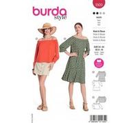 Patron Burda 5920 - Robe et la blouse au décolleté Carmen du 34 - Model FR 34-44
