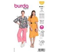Patron Burda 6023 - Robe et de la blouse du 34 au 44 (FR)(...) - G
