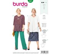 Patron Burda 6307 - Blouse pour femmes de 48 à 62