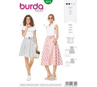 Patron Burda 6319 - Jupe pour femmes de 36 à 46 FR