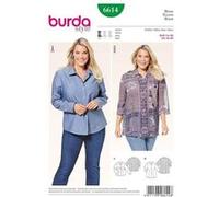 Burda B6614 Patron de Couture Chemisier Papier Blanc 19 x 13 x 1 cm