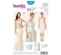 Patron Burda 6646 Robe & Haut du 34 au 44 - Model FR 34-44 G