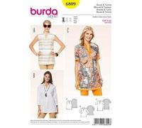 Patron Burda 6809 Blouse Et Tunique Du 34 Au 46