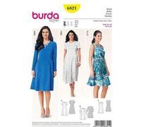 Patron Burda 6821 Robe du 34 au 46 - Model FR 34-46 G