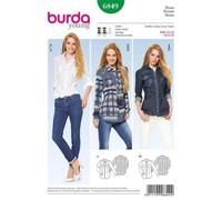 Patron Burda 6849 Chemisier Du 32 Au 42