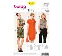 Burda Style – Patron de couture B6914 – Robe et haut – 19 x 13 cm