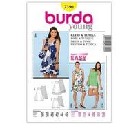 Burda Style – Patron de couture B7390 – Robe et tunique – 19 x 13 cm – 36-46