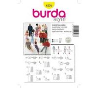 Patron Burda 8576 - Vêtements de poupée style Barbie - Model POUPEE G