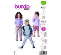Patron Burda 9211 - Pantalon - Model 18mois-7ans G