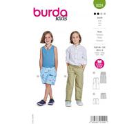 Patron Burda 9224 - Pantalon cargo pour enfants
