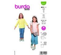 Patron Burda 9227 - T shirt unisex pour enfants - Model FR 4-11 ANS G