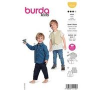 Patron Burda 9248 - Chemise classique et un gilet 2-7 ans - Model FR 2-7 ANS G