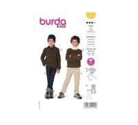 Patron Burda 9251 - Ensemble pull et pantalon douillets de 104 à 140 cm