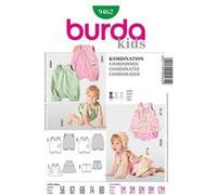 Burda B9462 Patron de Couture Coordonnés 19 x 13 cm