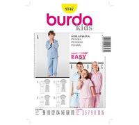 Patron Burda 9747 Kids Pyjama