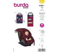Patron Burda Bébé n°9233 : Set Accessoires voiture - Couverture, Organiseur, Pochette - Model