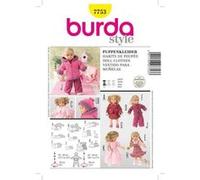 Burda Style – Patron de couture B7753 – Habits de poupée 19 x 13 cm