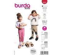 Patron Burda Enfant n°9222 : Pantalon confort taille élastiquée droit ou jogging - Model