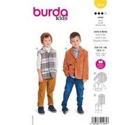Patron Burda Enfant n°9234 : Veste et Gilet garçon style preppy chic - Model