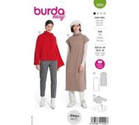 Patron Burda n°5880 : Duo Pulls oversize - Long col roulé et Écharpe intégrée - Model
