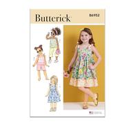 Patron Butterick - Corsage, Haut, Pantalon, Robe, Short 104-134