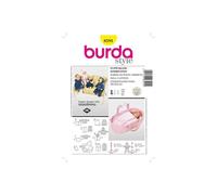Burda style - B8591- patron de couture - Habits de poupé assortis, Blanc