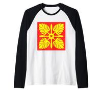 Patron de Courtepointe hawaïenne Royal Hawaï Ali'I Island Heritage Manche Raglan