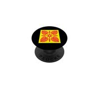 Patron de Courtepointe hawaïenne Royal Hawaï Ali'I Island Heritage PopSockets PopGrip Adhésif