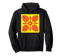 Patron de Courtepointe hawaïenne Royal Hawaï Ali'I Island Heritage Sweat à Capuche