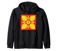 Patron de Courtepointe hawaïenne Royal Hawaï Ali'I Island Heritage Sweat à Capuche