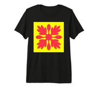 Patron de Courtepointe hawaïenne Royal Hawaï Ali'I Island Heritage T-Shirt Haut de Gamme