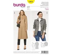 Patron de couture Burda 6461 manteaux et vestes