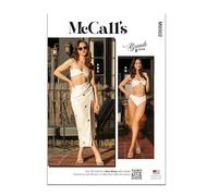 Patron de couture MCCALLS M8502D5 Bikini et jupe pour femme par Brandi Joan D5 (36-36-38-40)