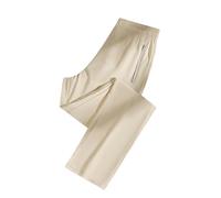 Patron de couture Pantalon Femme Legging avec motif floral Pantalon long Taille élastique pour un usage quotidien Pantalon de jogging hygiénique Pantalon d'affaires Femme Noir, beige, L