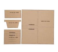 Patron de Sac à Main en Acrylique Transparent, Modèle de Porte - Monnaie avec Fermeture Éclair, Outil de Couture DIY, Ensemble de Gabarits Résistant - Matériel de Haute Qualité,