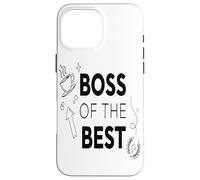 Patron du Meilleur À Café De Leader Confiant Coque pour iPhone 16 Pro Max