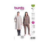 Patron n°5782 : Robe jersey à pli creux et Top manches longues (curvy) - Model
