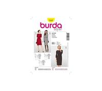 Burda Style Patron de couture B7137 Robe 19 x 13 cm Taille 36-54