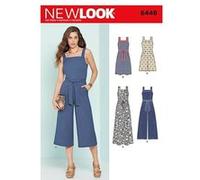 Patron New Look 6446 Robe Et Combi - Pantalon