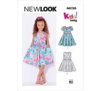 New Look Patron Robes UN6726A pour tout-petits et enfants Tailles 1/2-1-2-3-4-5-6-7-8