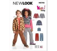 Patron New Look 6746 - Veste et pantalon du 98 à 128 (FR)(...) - G