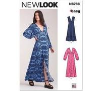 Patron New Look 6766 - Robe du 36 au 46 FR - Model FR 36-46 G