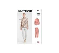New Look Patron de couture UN6771A Haut et pantalon en tricot pour femme Tailles XS-S-M-L-XL-XXL